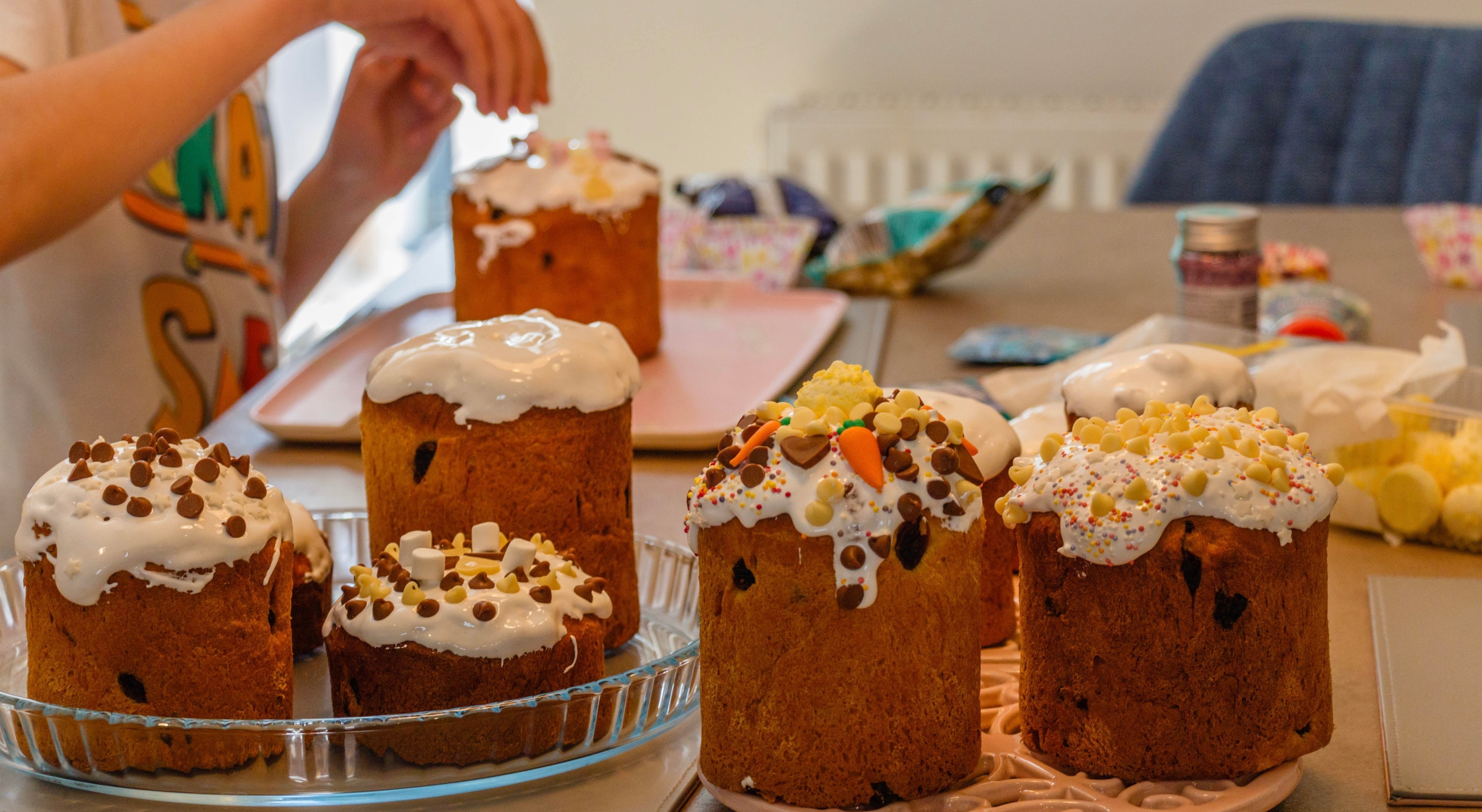 Making Easter cakes in Ukraine