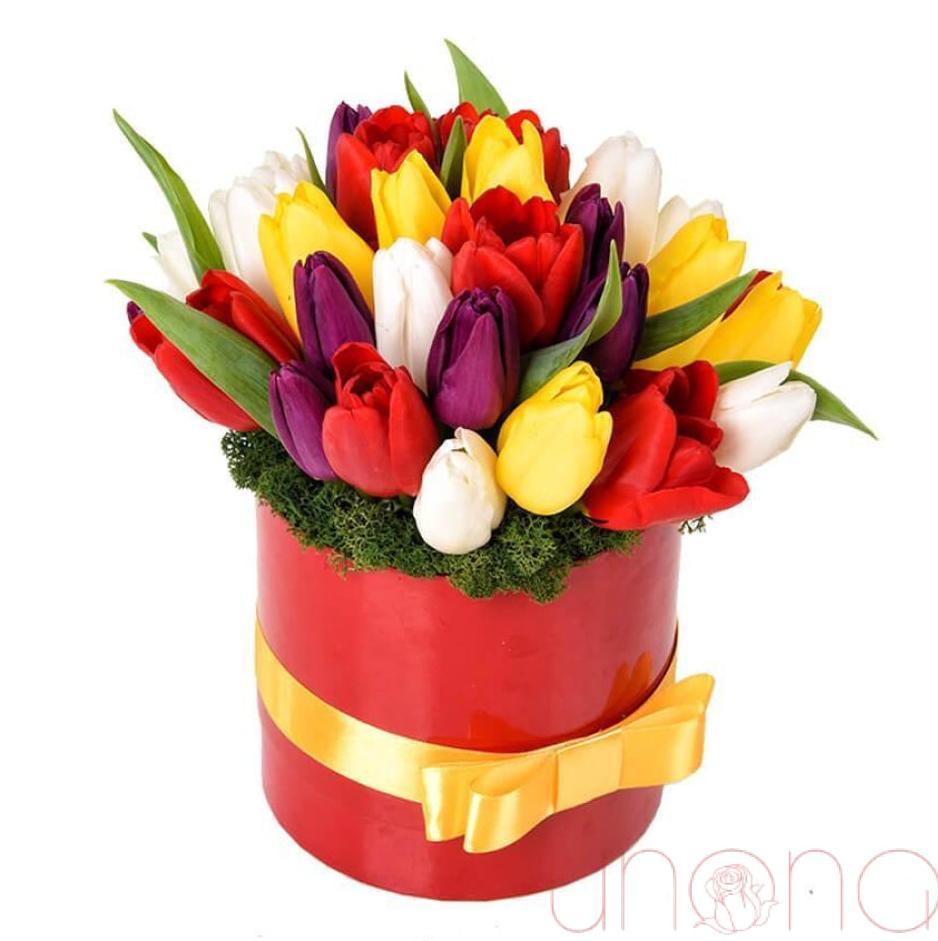 Box of Tulips Love's Wonder | Srclnhutes.
